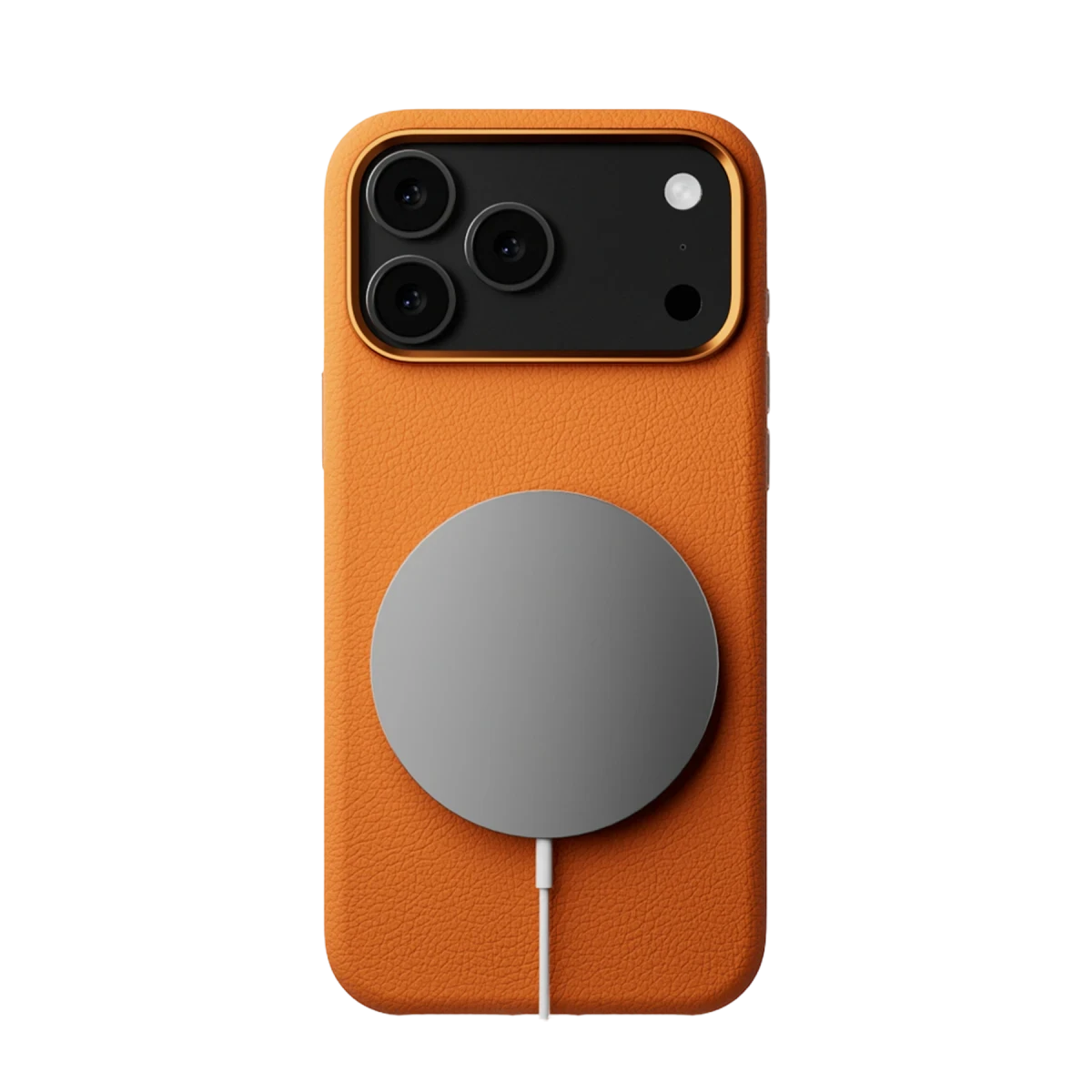 Joko Apple iPhone 17 Pro Max Wonder Deri Magsafe Kapak - Turuncu