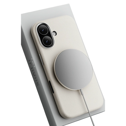 Joko Apple iPhone 17 Wonder Deri Magsafe Kapak - Beyaz