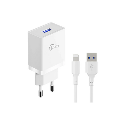 Joko JK77 12W + PX17 1M 2.4A Usb to Lightning Kablolu PD Şarj Cihazı