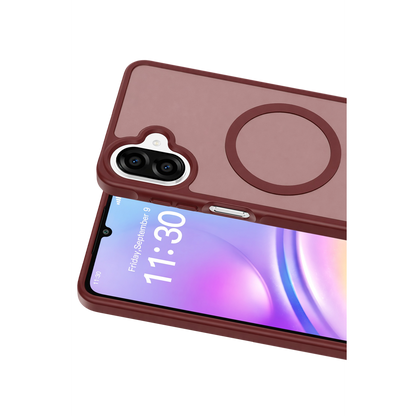 Joko Samsung Galaxy A07 4G Jota Magsafe Kapak - Bordo