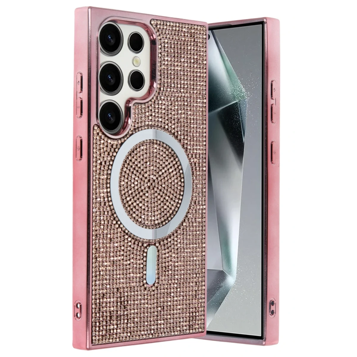 Joko Samsung Galaxy S23 Ultra Helen Magsafe Kapak - Pembe