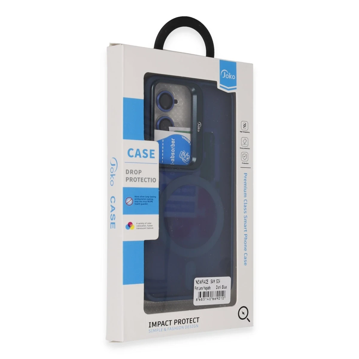 Joko Samsung Galaxy S24 Flet Lens Magsafe Kapak - Lacivert
