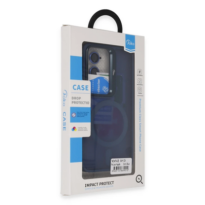 Joko Samsung Galaxy S24 Flet Lens Magsafe Kapak - Lacivert