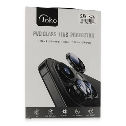 Joko Samsung Galaxy S24 PVD Metal Kamera Lens - Titan Gri