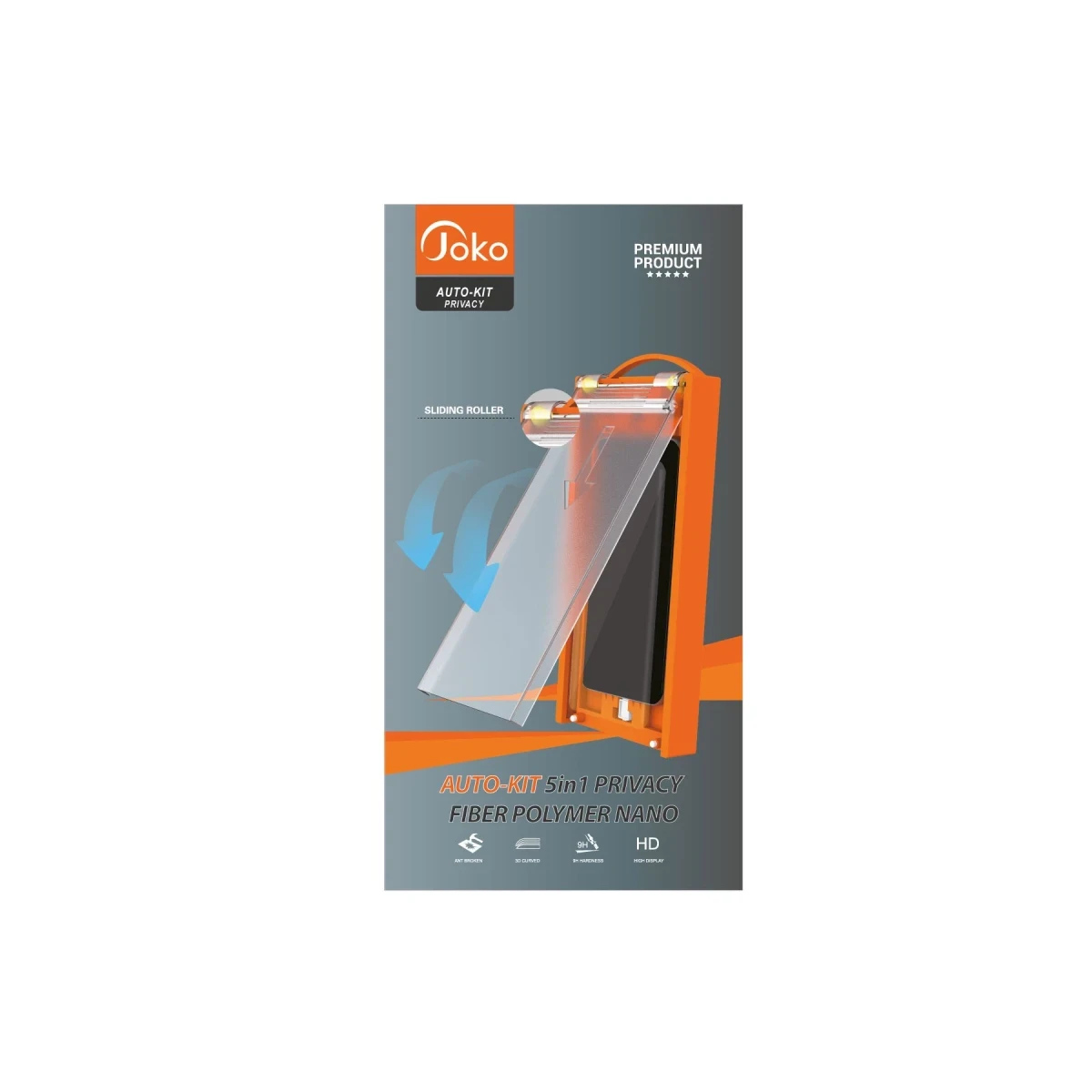 Joko Samsung Galaxy S24 Ultra AutoKit 5in1 Fiber Hayalet Polymer Nano Ekran Koruyucu