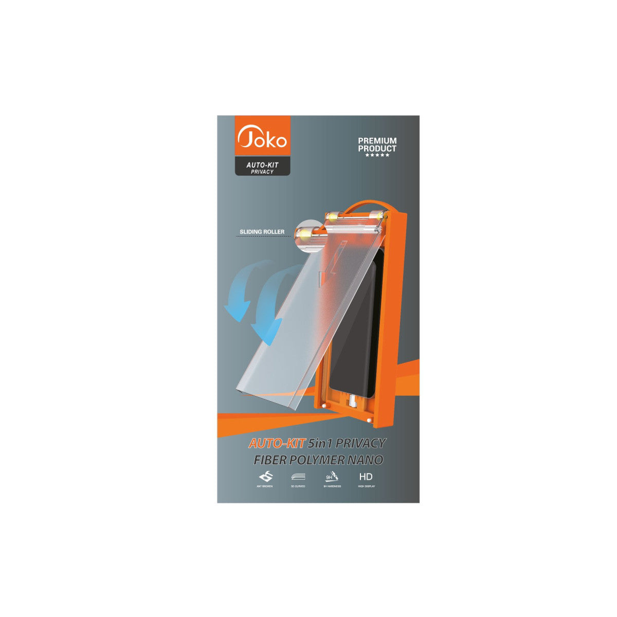 Joko Samsung Galaxy S24 Ultra AutoKit 5in1 Fiber Hayalet Polymer Nano Ekran Koruyucu