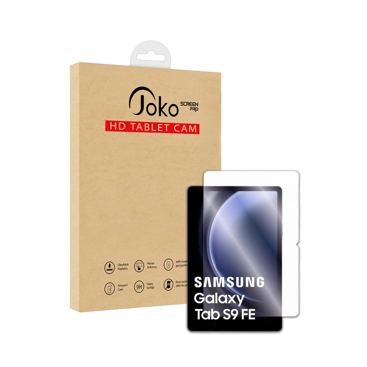 Joko Samsung Galaxy X610 Tab S9 FE Plus 12.4 HD Tablet Cam Ekran Koruyucu