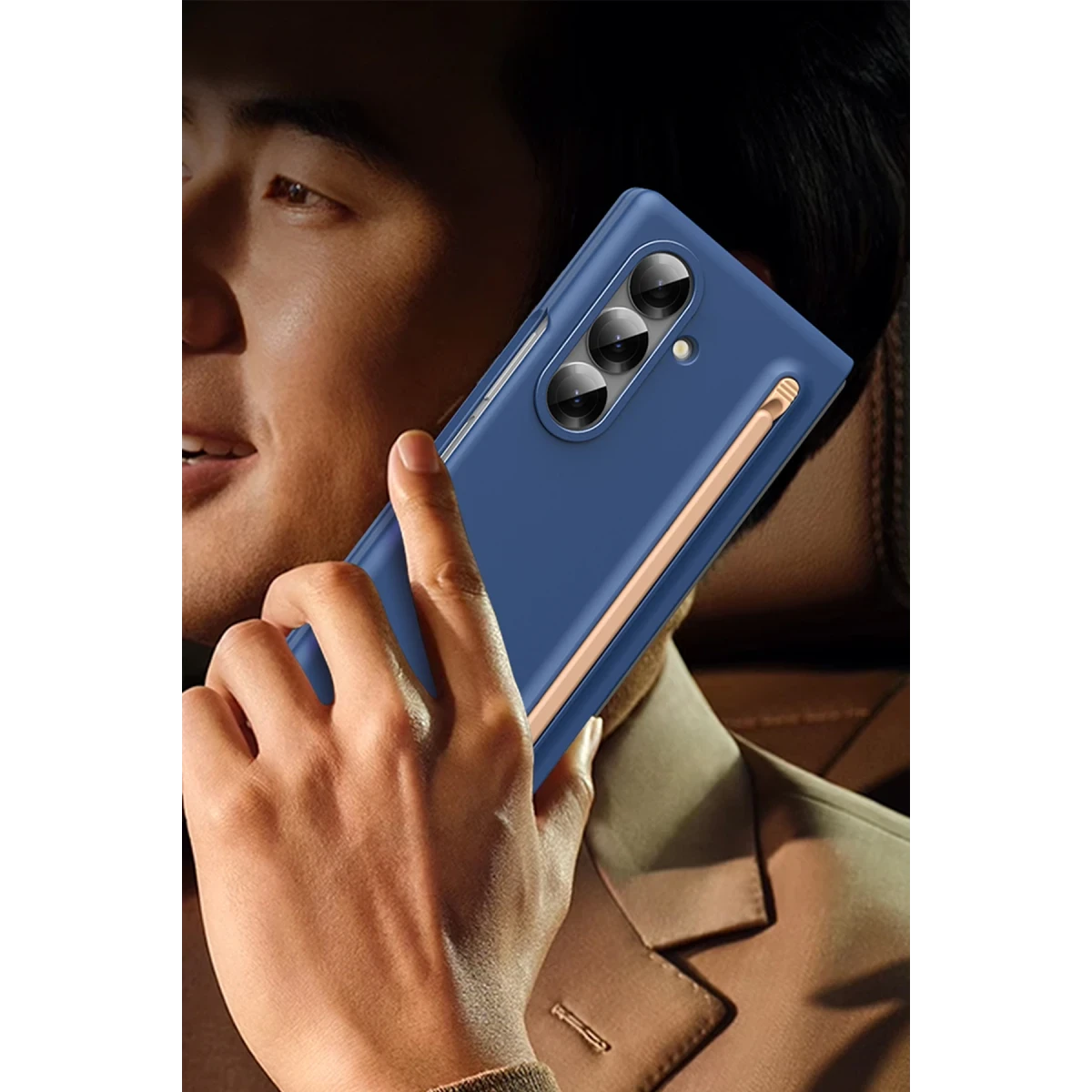 Joko Samsung Galaxy Z Fold 6 Hole Fold Kapak - Lacivert