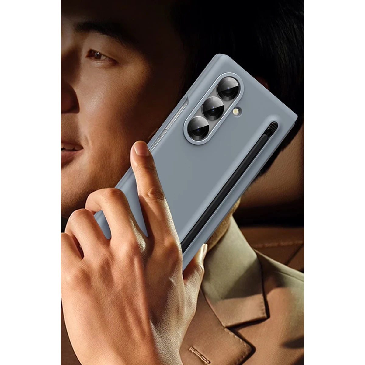 Joko Samsung Galaxy Z Fold 7 Hole Fold Kapak - Titan Gri