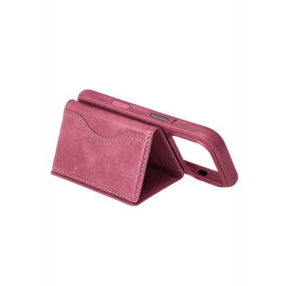 Joko Tema Magsafe Deri Kartlık - Pembe