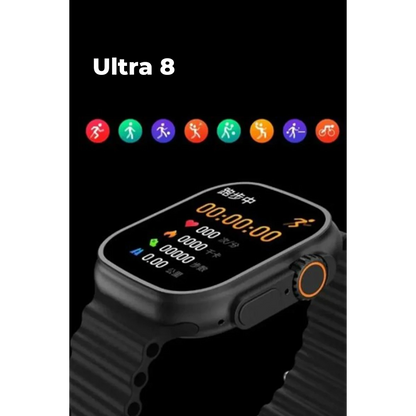 Joko Ultra 8 2.1 inç IPS Ekran Konuşma ve NFC Özellikli Akıllı Saat - Gümüş