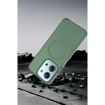 Joko Xiaomi Redmi 15C 4G Jota Magsafe Kapak - Koyu Yeşil