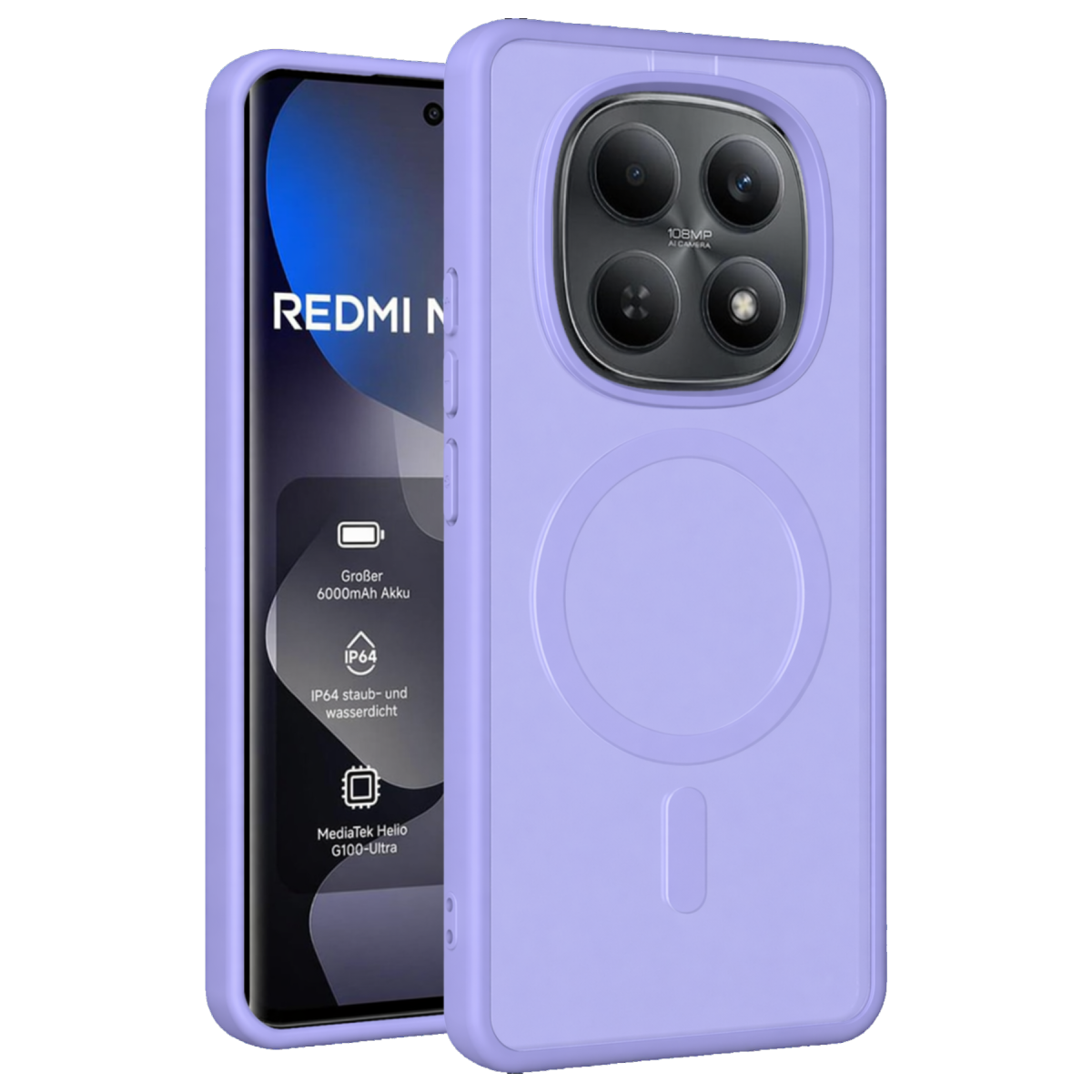 Joko Xiaomi Redmi Note 15 4G Jota Magsafe Kapak - Lila