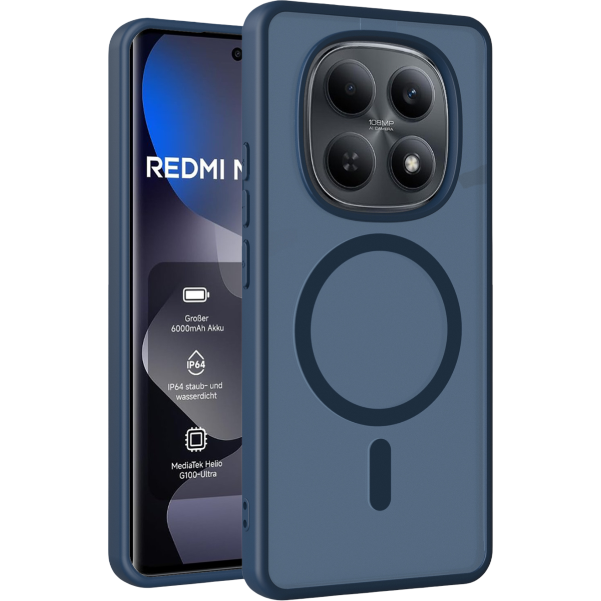 Joko Xiaomi Redmi Note 15 Pro 5G Jota Magsafe Kapak - Lacivert