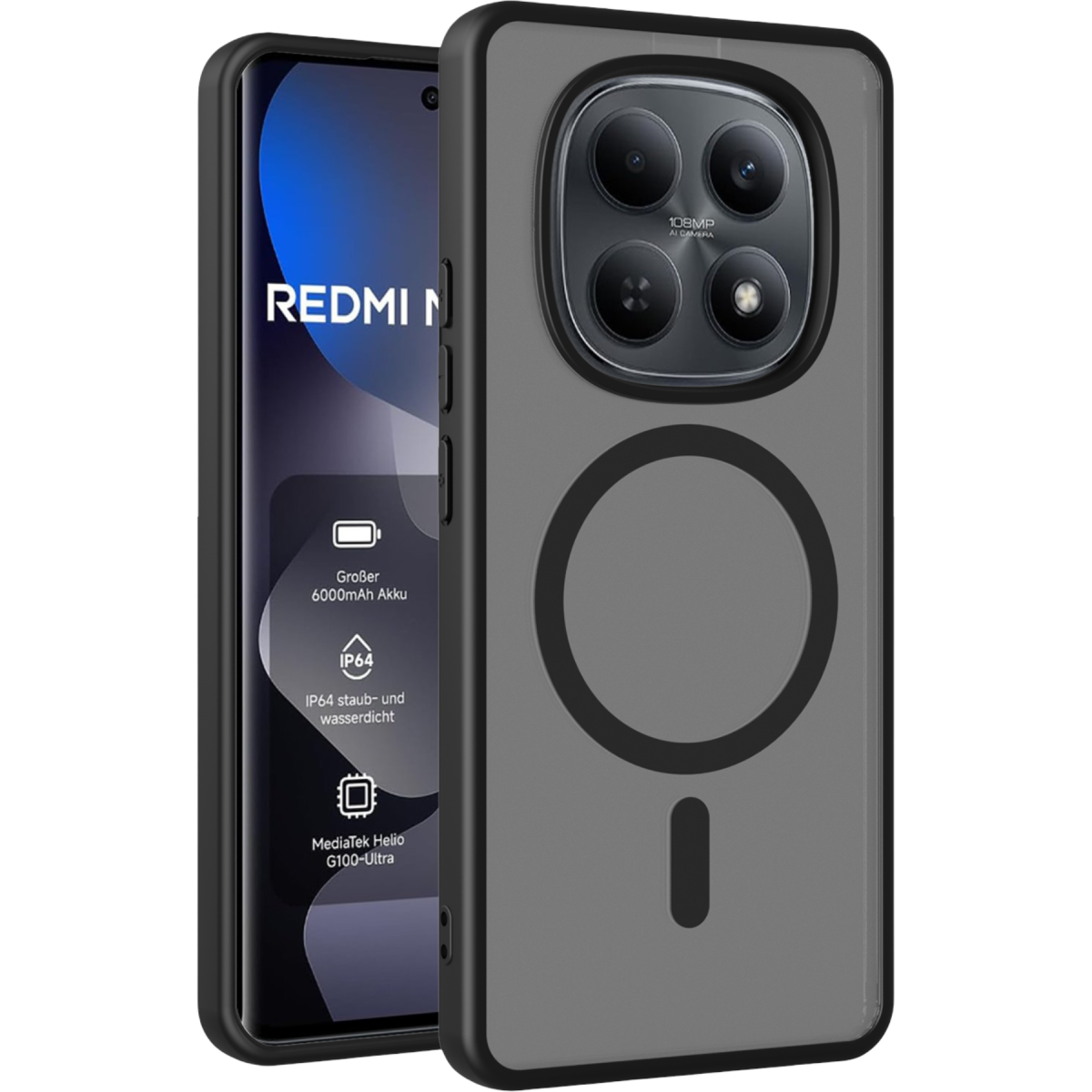 Joko Xiaomi Redmi Note 15 Pro 5G Jota Magsafe Kapak - Siyah