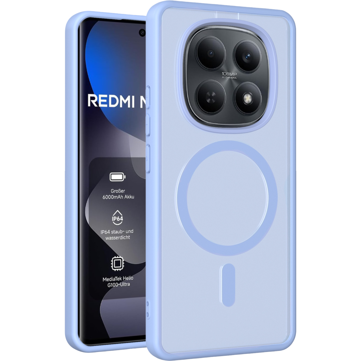 Joko Xiaomi Redmi Note 15 Pro Plus 5G Jota Magsafe Kapak - Açık Mavi