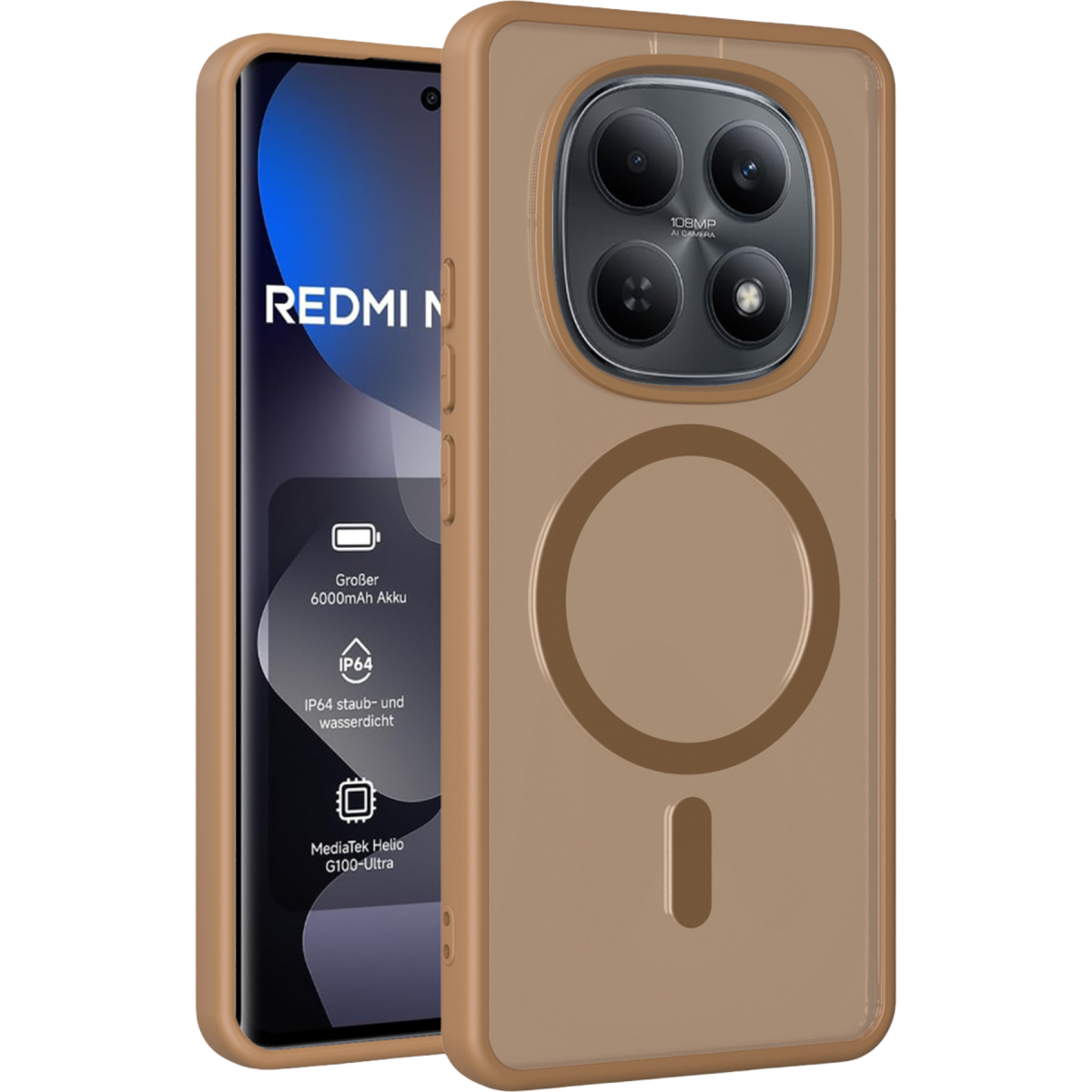 Joko Xiaomi Redmi Note 15 Pro Plus 5G Jota Magsafe Kapak - Çöl Titanyum