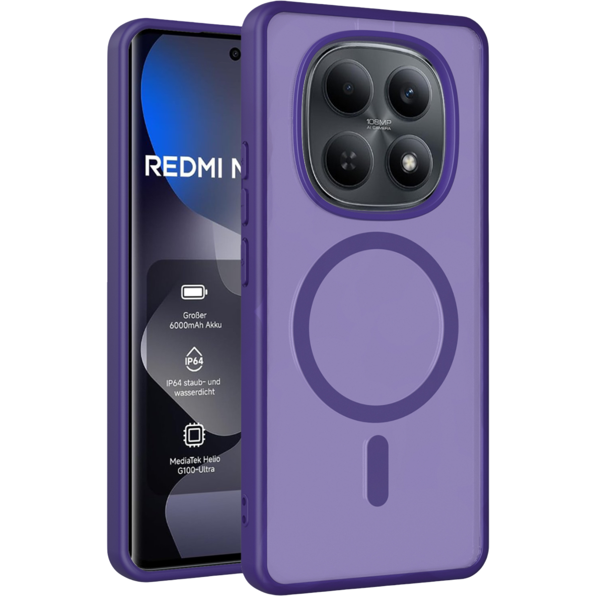Joko Xiaomi Redmi Note 15 Pro Plus 5G Jota Magsafe Kapak - Derin Mor