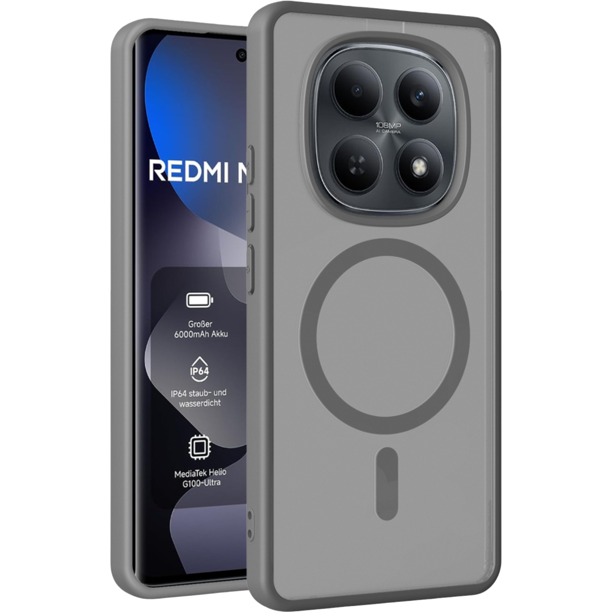 Joko Xiaomi Redmi Note 15 Pro Plus 5G Jota Magsafe Kapak - Titan Gri