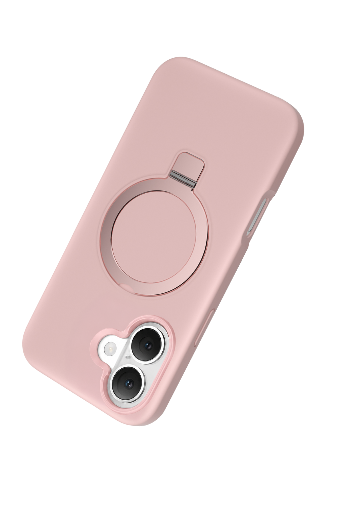 Keephone Apple iPhone 16 Magi Pro Standlı Magsafe Kapak - Pembe