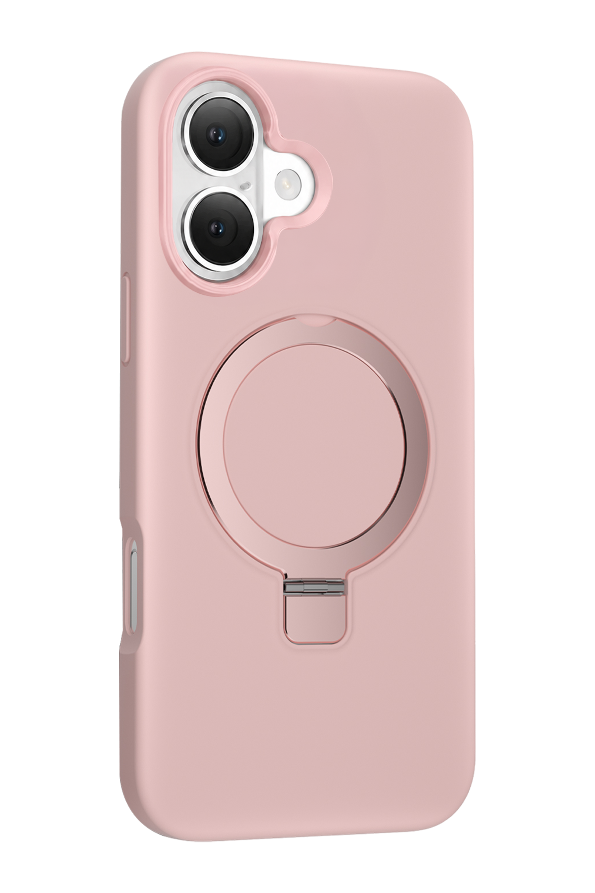 Keephone Apple iPhone 16 Magi Pro Standlı Magsafe Kapak - Pembe