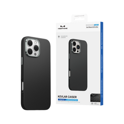 Keephone Apple iPhone 16 Pro Kevlar Caiser Magsafe Kapak