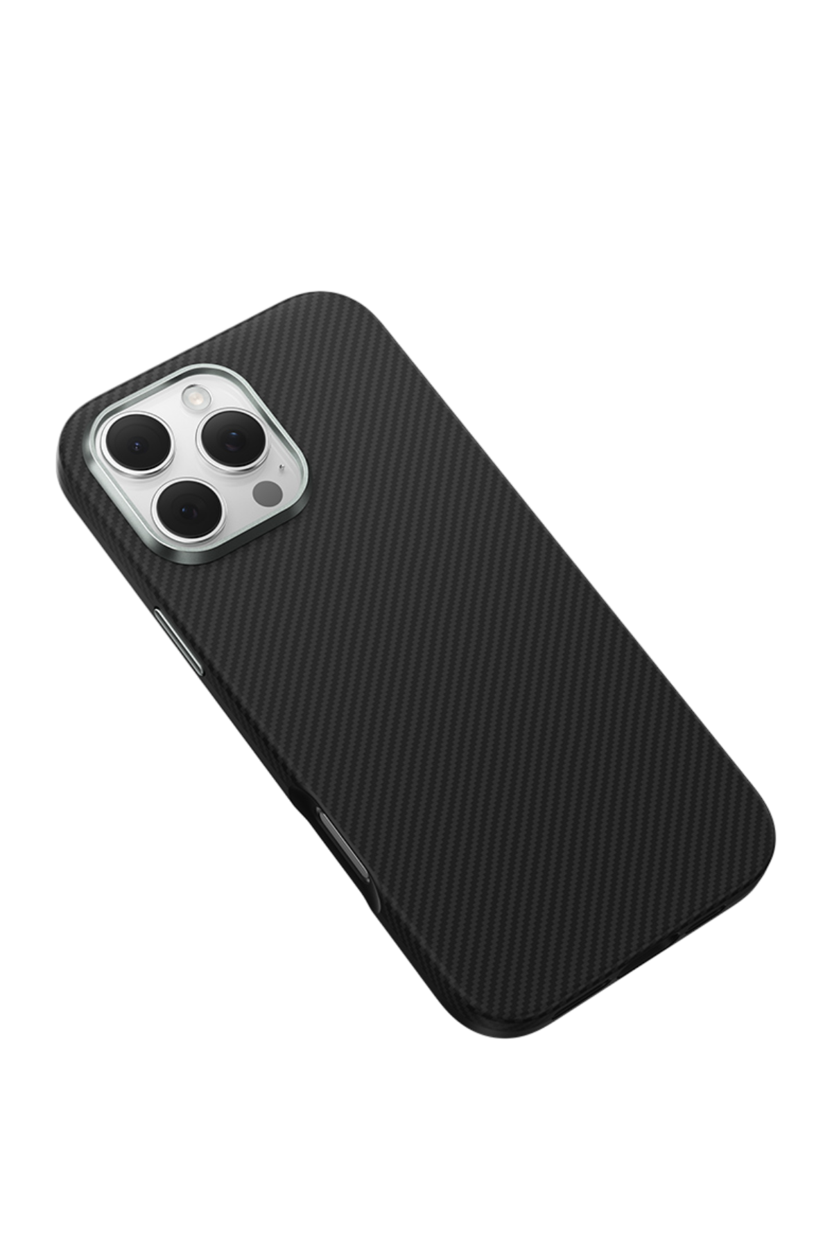 Keephone Apple iPhone 16 Pro Max Kevlar Caiser Magsafe Kapak - Siyah
