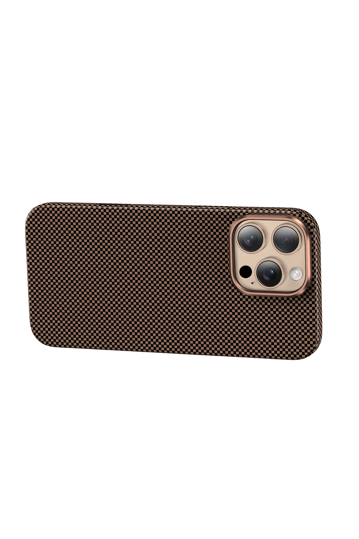 Keephone Apple iPhone 16 Pro Max Kevlar Norra Magsafe Kılıf - Bronz