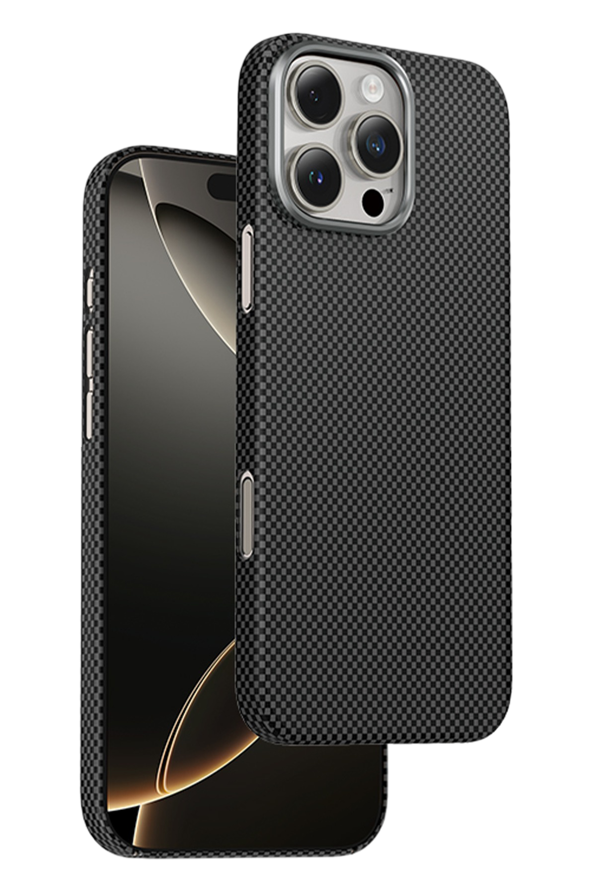 Keephone Apple iPhone 16 Pro Max Kevlar Norra Magsafe Kılıf - Siyah