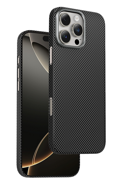Keephone Apple iPhone 16 Pro Max Kevlar Norra Magsafe Kılıf - Siyah