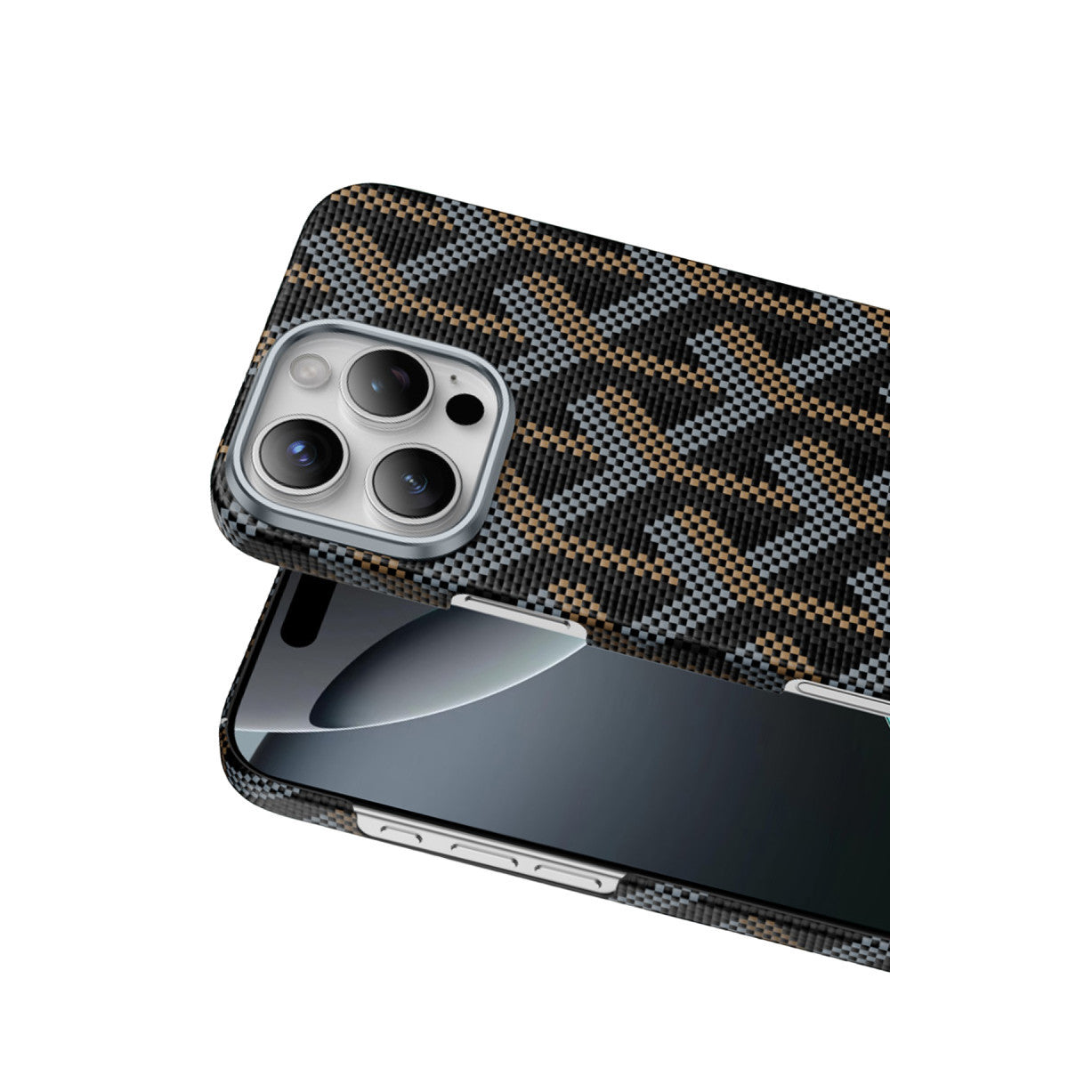 Keephone Apple iPhone 16 Pro Max Kevlar Prague Magsafe Kapak