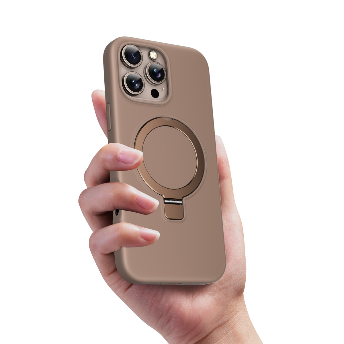 Keephone Apple iPhone 16 Pro Max Magi Pro Standlı Magsafe Kapak