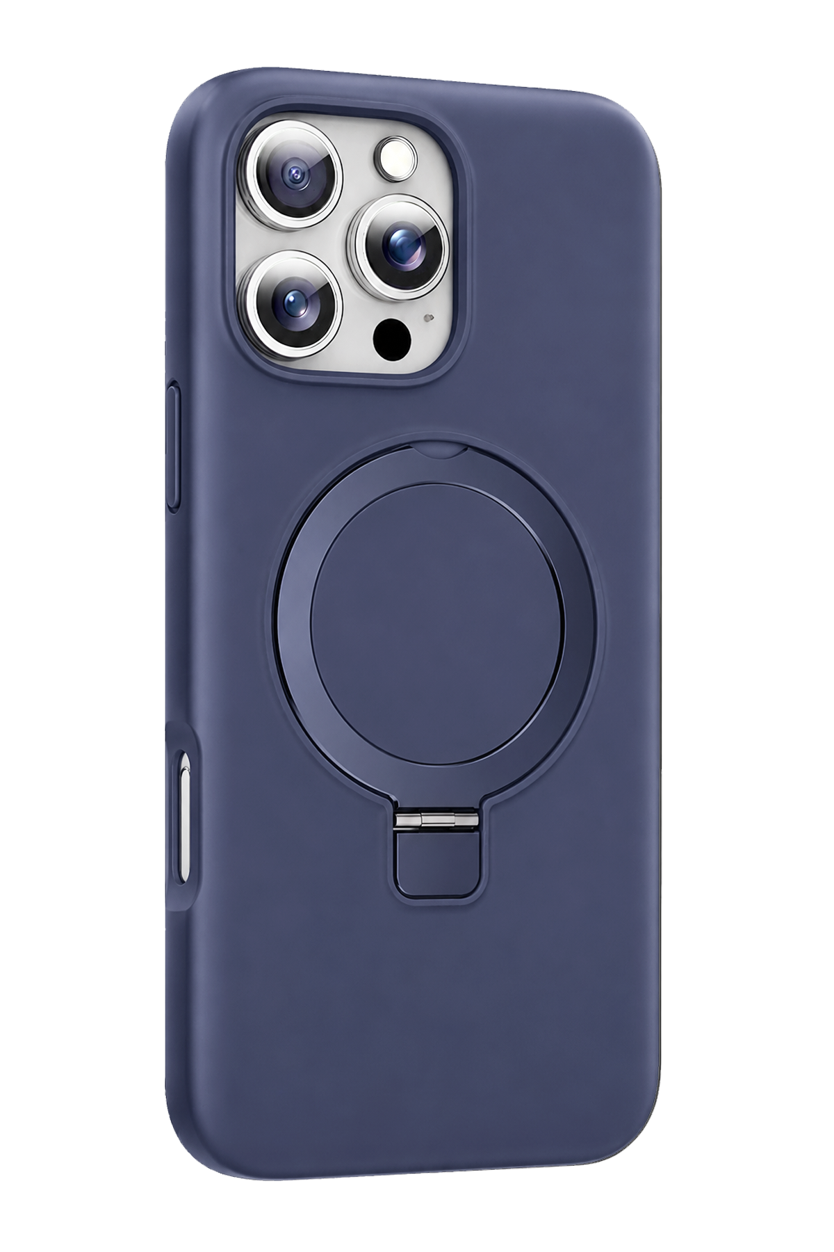 Keephone Apple iPhone 16 Pro Max Magi Pro Standlı Magsafe Kapak - Mavi
