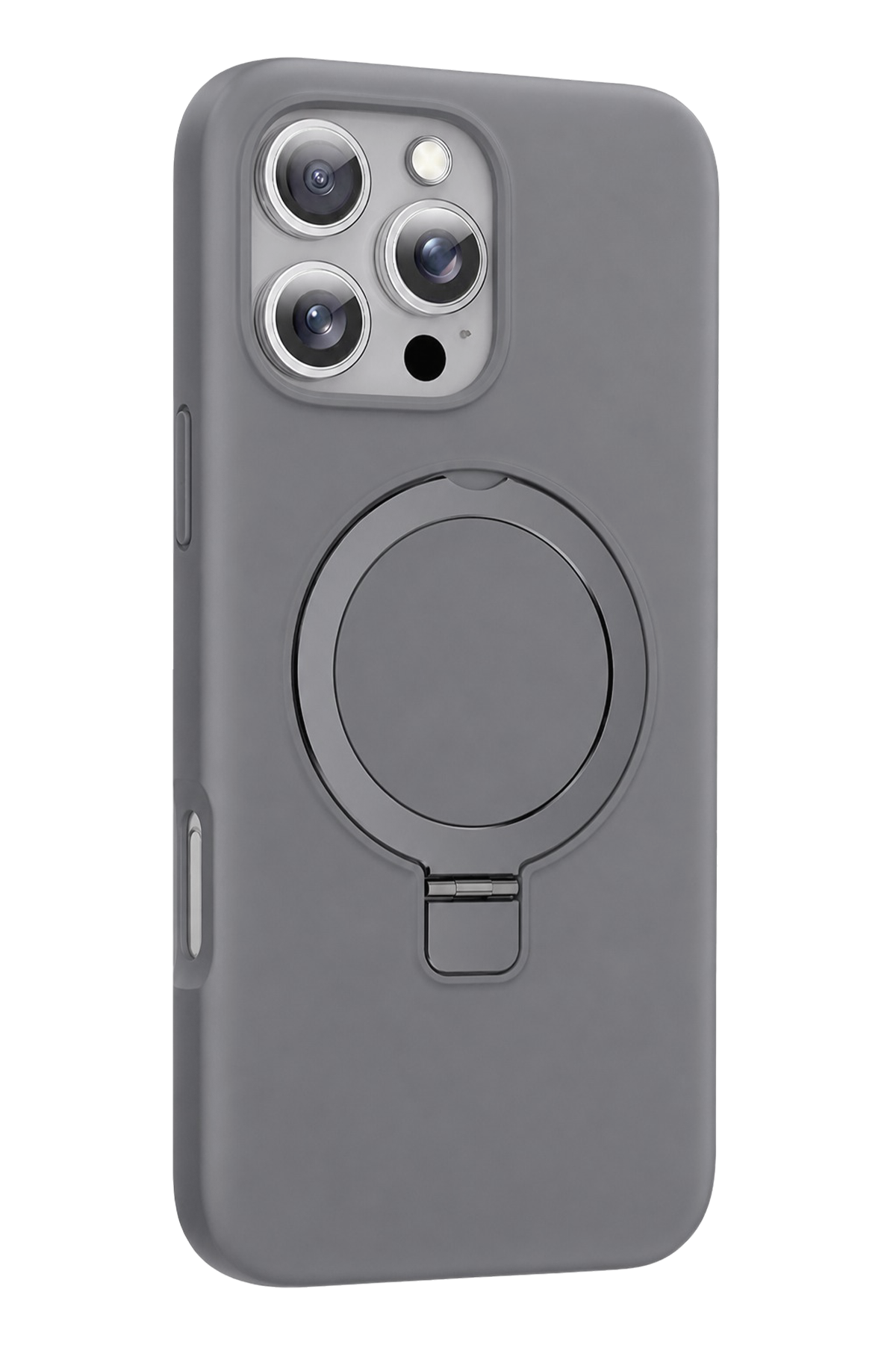 Keephone Apple iPhone 16 Pro Max Magi Pro Standlı Magsafe Kapak - Titan Gri