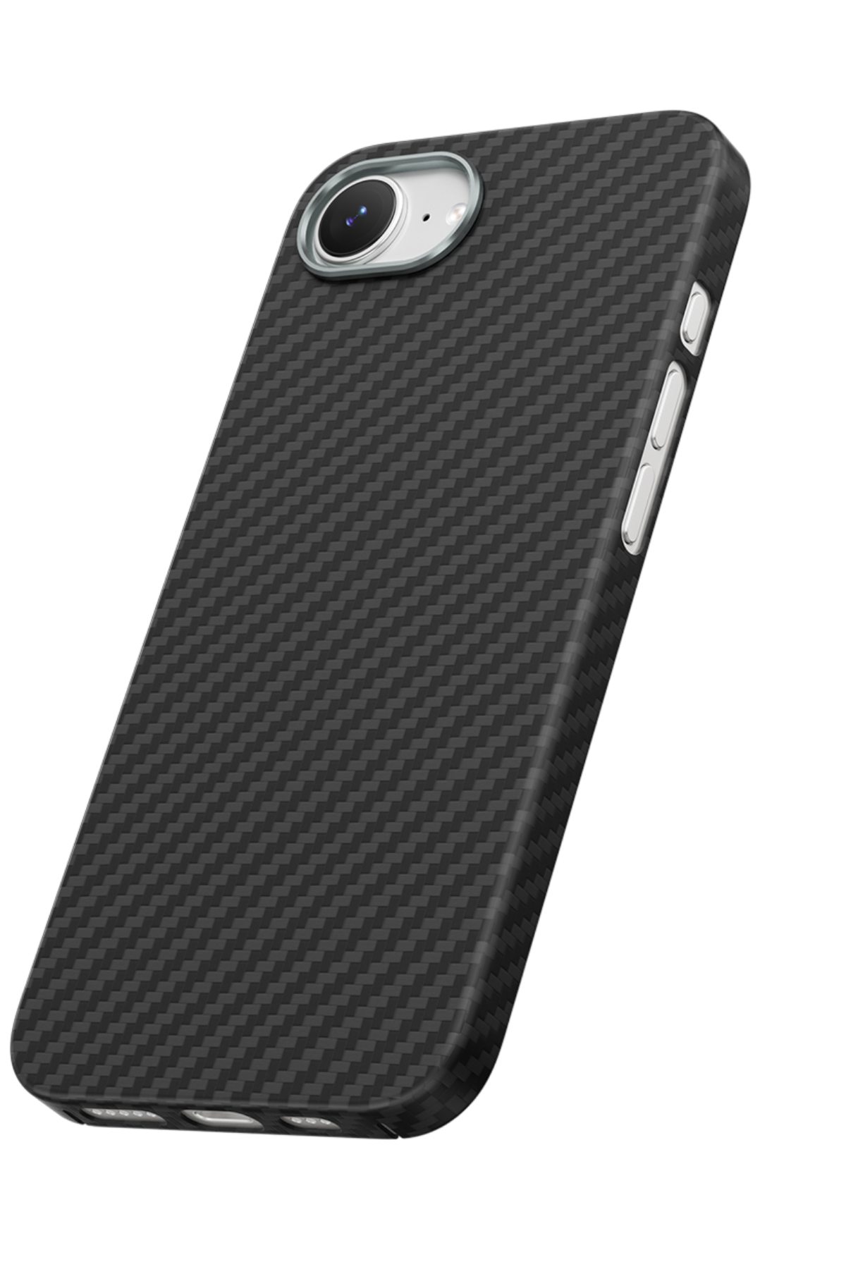 Keephone Apple iPhone 17E Kevlar Diago Magsafe Kılıf - Siyah