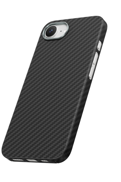Keephone Apple iPhone 17E Kevlar Diago Magsafe Kılıf - Siyah