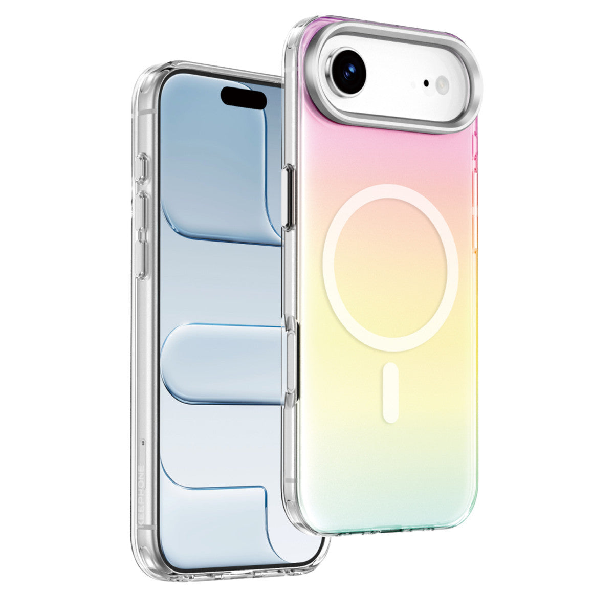 Keephone Apple iPhone 17 Air Rainbow Magsafe Kapak