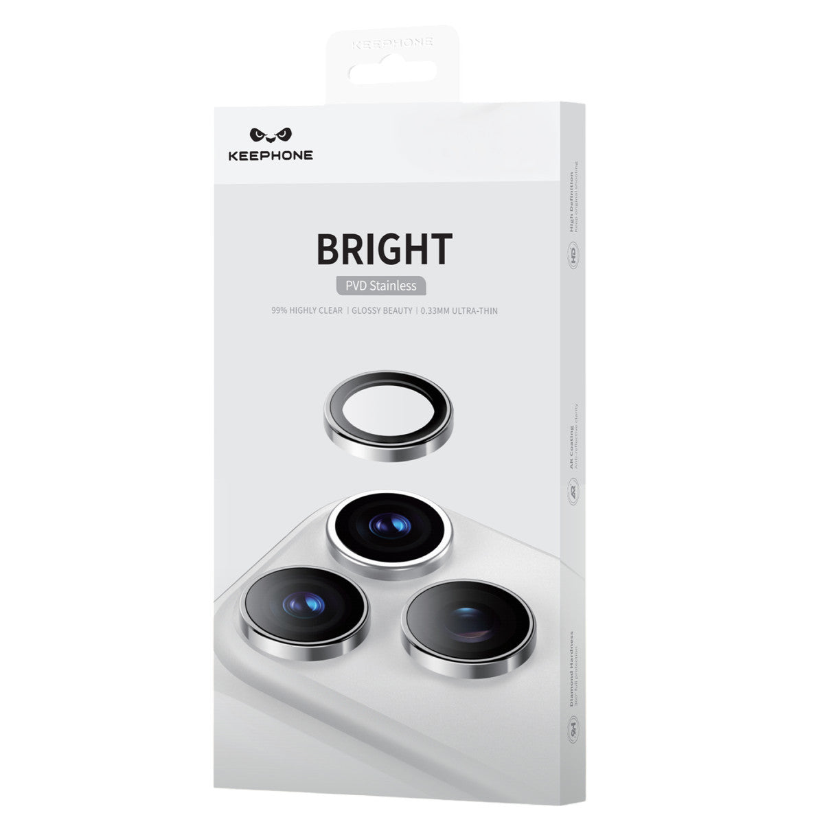 Keephone Apple iPhone 17 Bright PVD Metal Kamera Lens