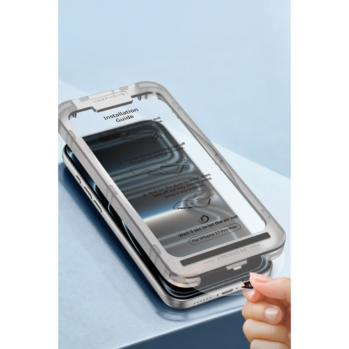 Keephone Apple iPhone 17 EasyFit HD Cam Ekran Koruyucu