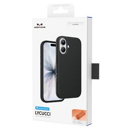 Keephone Apple iPhone 17 Lycucci Deri Manyetik Kapak