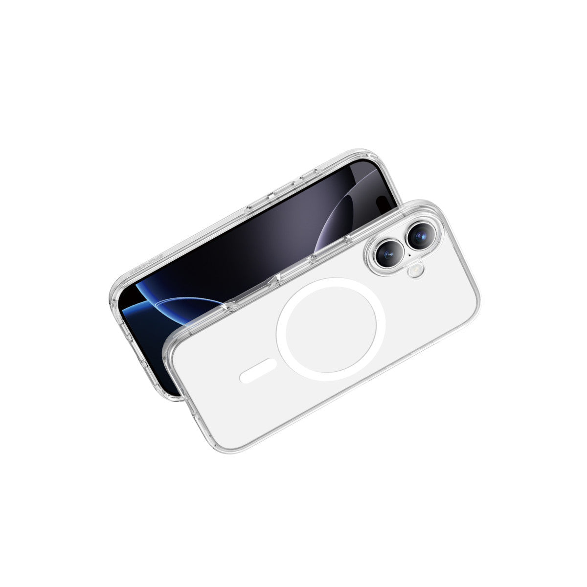 Keephone Apple iPhone 17 Non Yellow Şeffaf Magsafe Kılıf