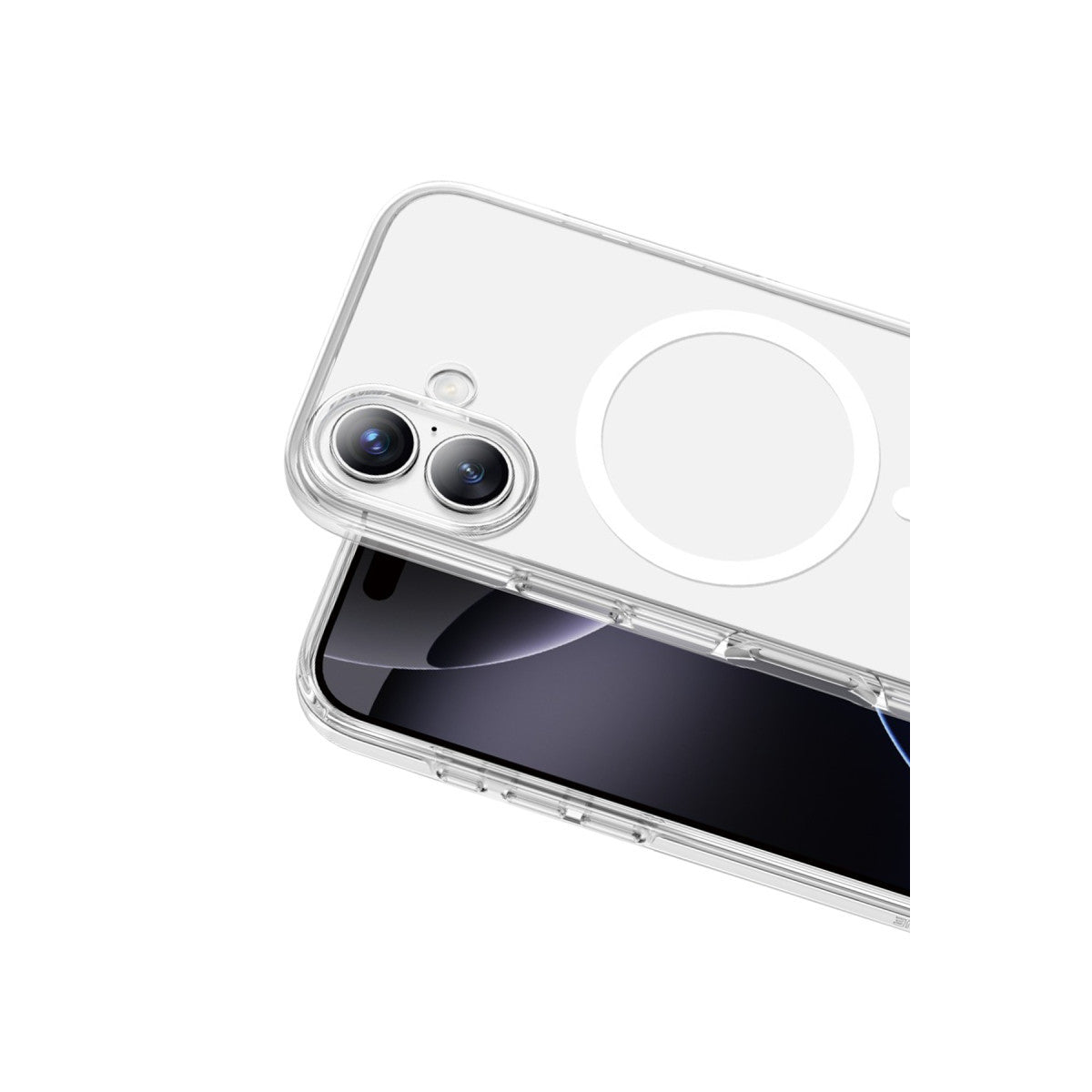 Keephone Apple iPhone 17 Non Yellow Şeffaf Magsafe Kılıf