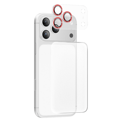 Keephone Apple iPhone 17 Pro Auralens Arka Film Ve Kamera Lens Koruyucu