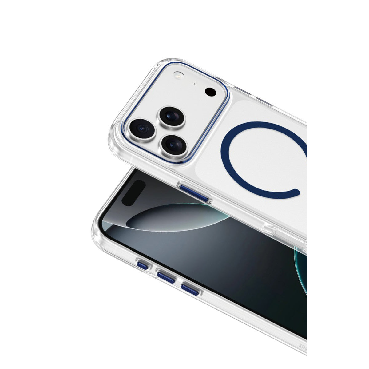 Keephone Apple iPhone 17 Pro Aurora Şeffaf Magsafe Kılıf
