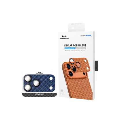 Keephone Apple iPhone 17 Pro Kevlar Robin Kamera Lens Koruyucu