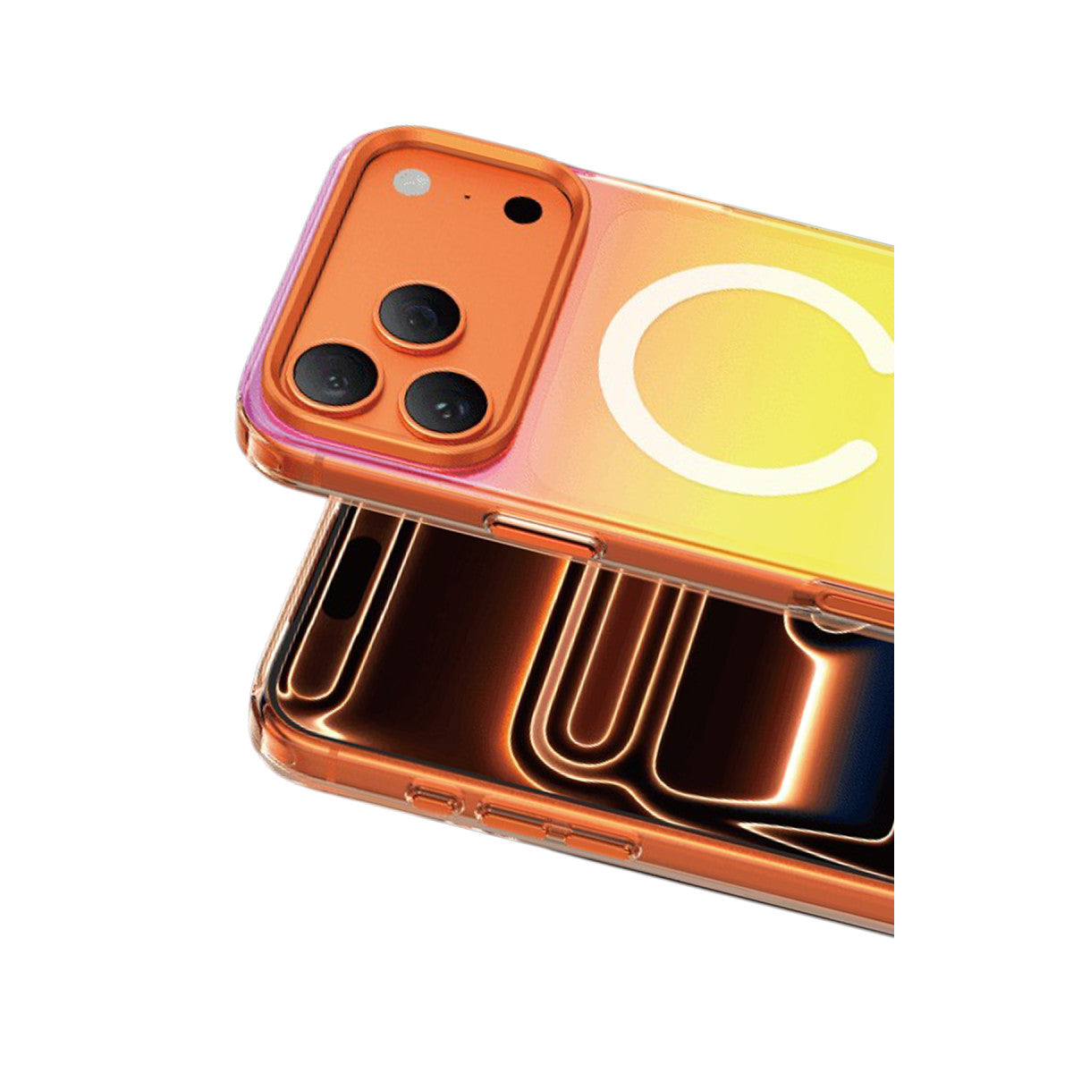 Keephone Apple iPhone 17 Pro Rainbow Magsafe Kapak
