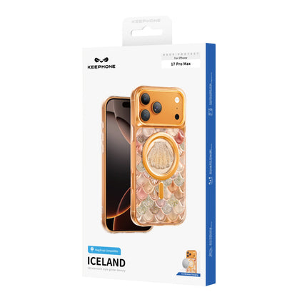 Keephone Apple iPhone 17 Pro Max Iceland Simli Magsafe Kapak