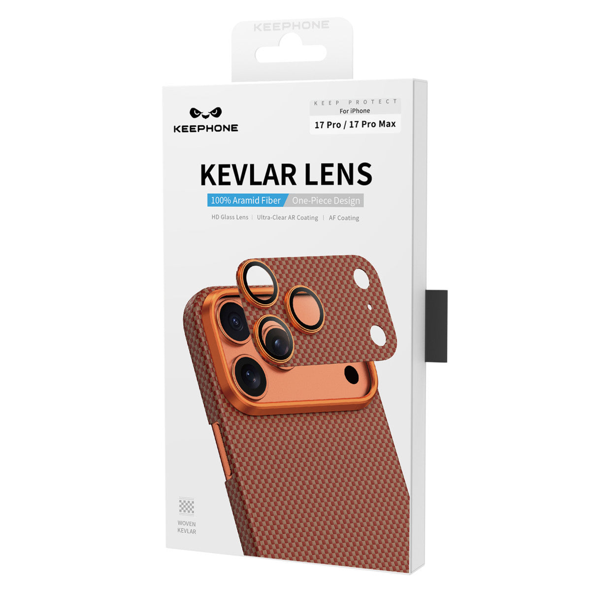 Keephone Apple iPhone 17 Pro Max Kevlar Kamera Lens