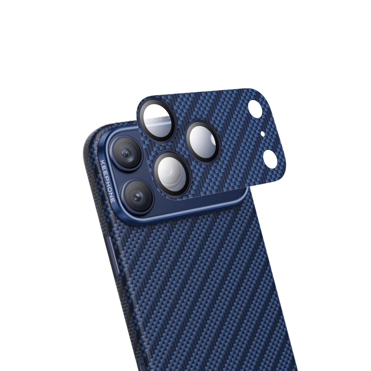 Keephone Apple iPhone 17 Pro Max Kevlar Robin Kamera Lens Koruyucu