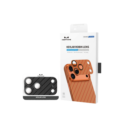 Keephone Apple iPhone 17 Pro Max Kevlar Robin Kamera Lens Koruyucu